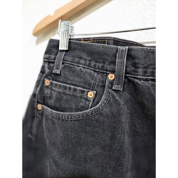 Levi’s 505 Jeans Men’s 36x36 Black Regular Fit Straight Leg Vintage - Picture 4 of 10